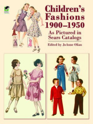 cover image of Children's Fashions 1900-1950 As Pictured in Sears Catalogs